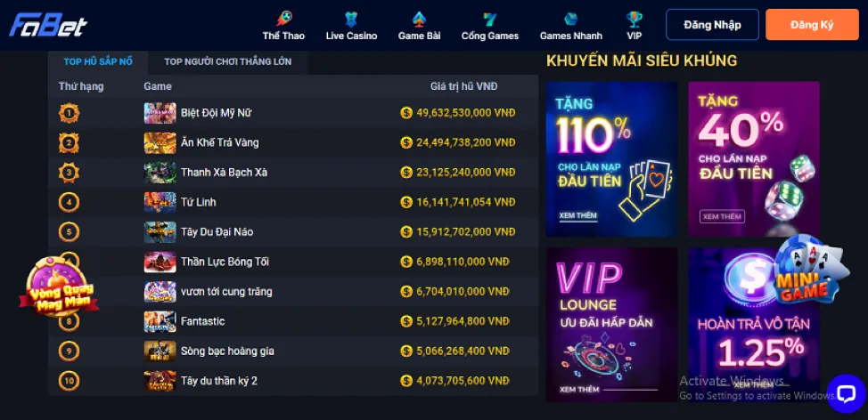 Giao diện trò chơi Bắn Cá 8KBE Game Bài